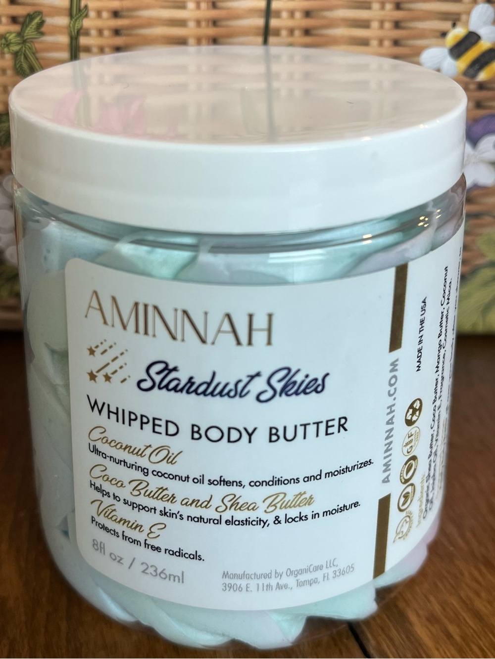AMINNAH Stardust Skies Whipped Body Butter - Full Size NEW
